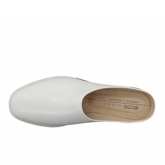 ECCO genuine white leather mules - Picture 5 of 12